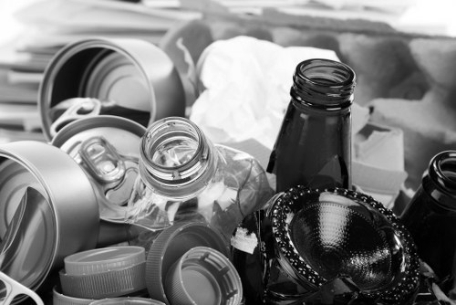 Inspector conducting supplier audit for waste removal operations